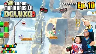 🎮🍄PARTE 10 DIA DE MUERTES  #supermariobrosdeluxe  | Jugando con AXEL | GAMEPLAY | Leonel al Cuadrado
