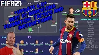*UPDATE 6.0* FIFA 21 - BEST FC BARCELONA Formation, Tactics and Instructions