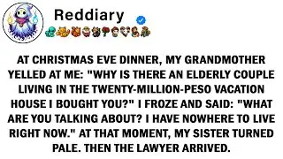 At Christmas Eve dinner, my grandmother yelled at me, but I froze and said, 