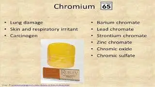 Toxic Substances in Art - Toxic Metals in Art Materials