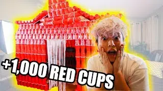 I Made A House Out of +1,000 Red Cups!