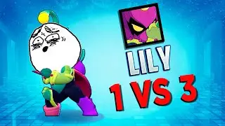 Lily smash! Brawl stars gameplay moments of Lily