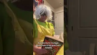 Muriel everytime Eustace is mean to Courage. #couragethecowardlydog #cosplay #murielbagge #muriel
