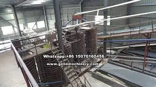 Spiral Chute Group in Mining Site for Zircon Sand Ore