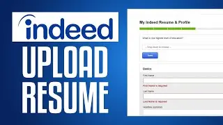 How To Upload Resume On Indeed (2025) Full Tutorial