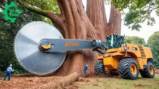 Extreme Dangerous Fastest Big Chainsaw Cutting Tree Machines | Biggest Heavy Machinery Machines #3
