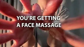 Relaxing Face Massage ASMR | Soothing Finger Movements