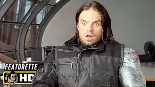 CAPTAIN AMERICA: CIVIL WAR (2016) Cast Interviews [HD] Sebastian Stan