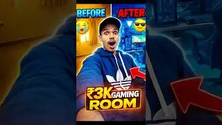 I Change My Old Room In Gaming Room☺️ || Under 3000 🥰😍 #minivlog #vlog #shortvideo