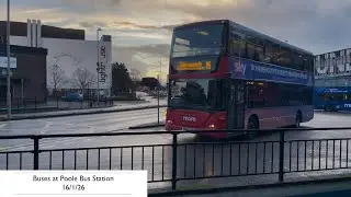 Автобусы на автовокзале Пула 16.01.26
