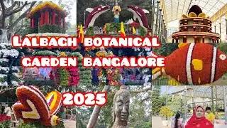 Lalbagh botanical garden Bangalore flower show glass house bangalore🌸🌲