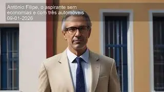 Ant&oacute;nio Filipe, o aspirante sem economias e com tr&ecirc;s autom&oacute;veis