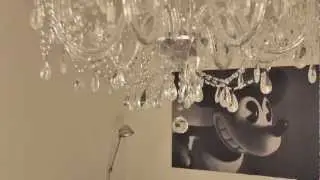 Kare Gioiello 9-arm clear chandelier