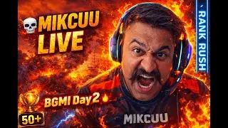 💀 MIKCUU IS LIVE BGMI Rank Rush Day 2! No Mercy Continues 🔥