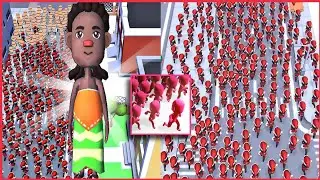 *NEW SKINS UNLOCKED* CROWD CITY - Gameplay walkthrough by Unlock Puzzles