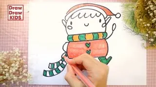 How to draw a Christmas elf boy step by step | C&oacute;mo dibujar un elfo navide&ntilde;o