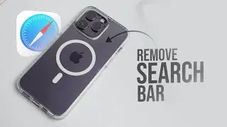 How to Remove Search Bar on iPhone Safari (tutorial)