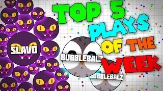 AGARIO SMALLEST POPSPLIT EVER // TOP 5 PLAYS OF THE WEEK #2