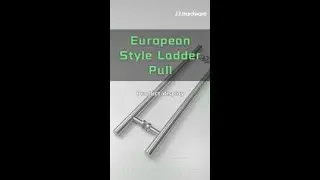 Unlock trendy elegance with our sleek European ladder pull handle! #handle #jietai #glass