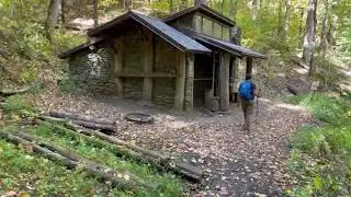 Hiking Chestnut Branch Trail to Davenport Gap in the Great Smoky Mountains National Park