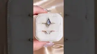A set worth obsessing over #hiddenspacejewelry #sapphirering #uniqueengagementring #weddingringset
