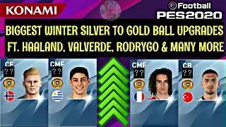 All Silver Ball to Gold Ball Upgrades | PES 2020 Mobile | Winter Ratings Refresh Predictions |
