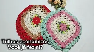 Trilhos rápidos e muito econômicos #crochet #vlog 