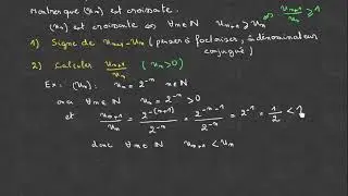 4 techniques pour étudier les variations d'une suite - Première et Terminale