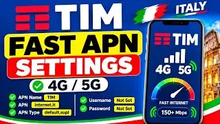 New internet Settings for Tim italy | Tim apn Settings