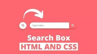 Animated Search Box Using HTML  CSS || @Techie_Neo #css #searchbox #animation