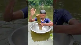 bamboo fishing technique #amazing #fishtrap #fishing #fish #youtubeshorts