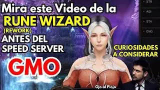 Curiosidades de la NUEVA RUNE WIZARD - PRE SPEED SERVER - Mu Online GMO / Moradito Slow