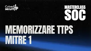 Memorizzare TTPs MITRE 1