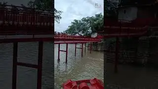Raigiri -Yadadri Pond Out flow | heavy rains | #ytshorts #rain