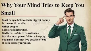 Why Your Mind Tries to Keep You Small || Improve Your English Fluency