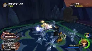 Kingdom Hearts 2 FM: Data Demyx (No Damage); lvl 1 [Critical Mode] Kingdom Key Only