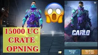 NEW CARACTER CARLO UNLOCK + CRETE OPENING AND GOT THE MARINE HUNTER:CARLO (PUBG MOBILE)