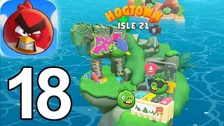 Angry Birds Bounce &mdash; видео-прохождение игры HOGTOWN Isle 21, часть 18 (iOS)