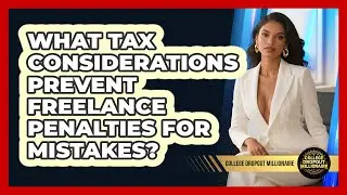 What Tax Considerations Prevent Freelance Penalties For Mistakes? - College Dropout Millionaire