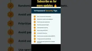 Best Password Security Tips & Tricks to safe your device for threats | #Shorts , #Cyberteam , #viral