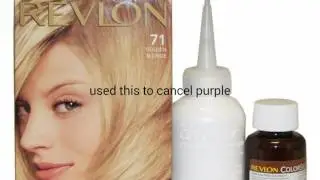 How to: remove blue or purple hair dye