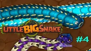 Маленькая Большая Змейка #4 Голубая Колючка Little Big Snake let's play