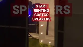 Start Renting COSTCO Speakers🔊 #shorts #costco #speakers #audiorental #ionspeaker #rentalcompany