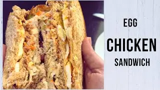Best Chicken Sandwich | Egg Chicken Sandwich Homemade Simple & Unique Recipe