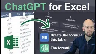 ChatGPT for Excel  - Excel Formula Secrets