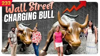 Charging Bull 🐂😍| Wall Street | VAAS family | Telugu Vlogs