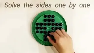32 Brainvita marble solitaire game (Solved)