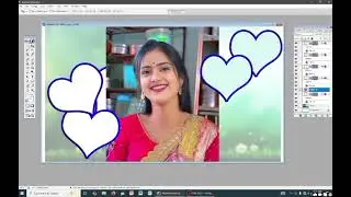 Birthday collage degine in Photoshop | how to create heart shape photo collage 