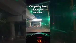 car heat due to hot weather #car #heat #radiator #viral #shorts