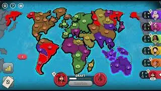 South America Push Collapses | Ep 01 | Risk (Steam) | Classic Map | 6 Players